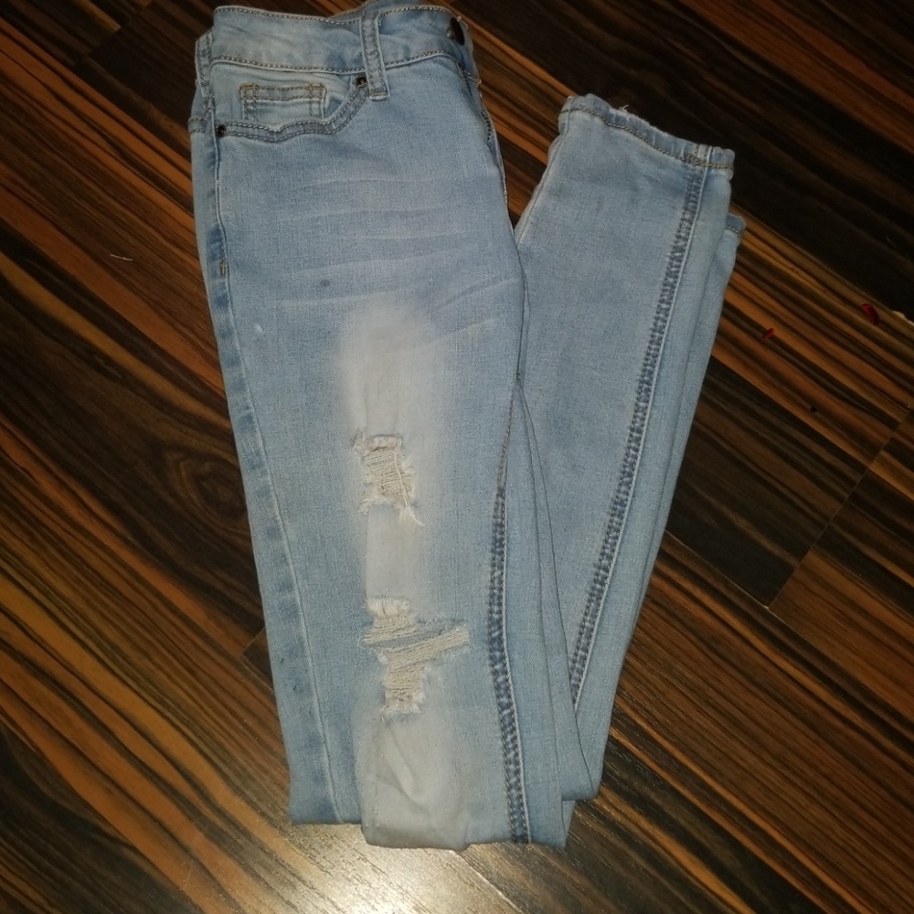Light wash Skinny Jeans